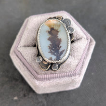 Load image into Gallery viewer, Dendritic Agate Ring - size 8.5
