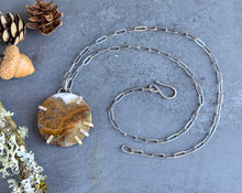 Load image into Gallery viewer, Agate Slice Necklace
