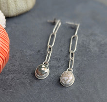 Load image into Gallery viewer, Ocean Jasper Link Earrings
