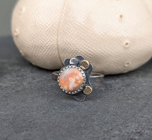 Load image into Gallery viewer, Ocean Jasper Forest Floor Ring  - size 7
