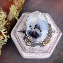 Load image into Gallery viewer, Dendritic Opal Ring - size 10.5
