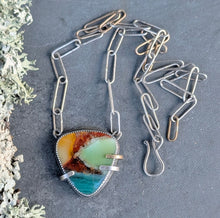 Load image into Gallery viewer, Opalized Wood Specimen Necklace
