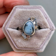 Load image into Gallery viewer, Blue Opal Ring - size 8.75

