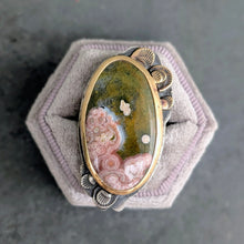 Load image into Gallery viewer, Ocean Jasper Bloom Ring - size 7.25
