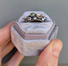 Load image into Gallery viewer, Watermelon Tourmaline Barnacle Band - size 9
