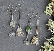 Load image into Gallery viewer, Earth &amp; Sky Asymmetrical Earrings
