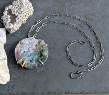 Load image into Gallery viewer, Jasper Slice Necklace
