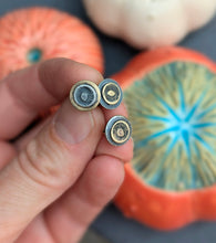 Load image into Gallery viewer, Mushroom Spore Print Earrings
