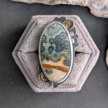 Load image into Gallery viewer, Ocean Jasper Bloom Ring - size 8

