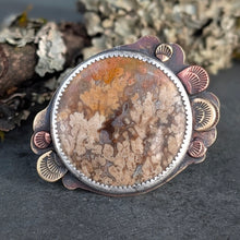 Load image into Gallery viewer, Agate Forest Floor Ring - size 8
