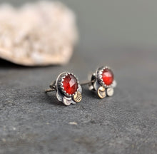 Load image into Gallery viewer, Garnet Forest Floor Earrings
