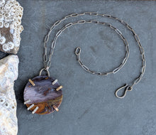 Load image into Gallery viewer, Jasper Slice Necklace

