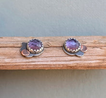 Load image into Gallery viewer, Amethyst Forest Floor Earrings
