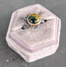 Load image into Gallery viewer, Ocean Jasper Forest Floor Ring  - size 9.25
