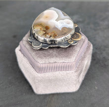 Load image into Gallery viewer, Garden Agate Statement Ring - size 8
