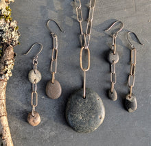 Load image into Gallery viewer, Coastline Necklace with Handmade Chain
