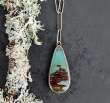 Load image into Gallery viewer, Opalized Wood Specimen Necklace

