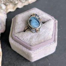 Load image into Gallery viewer, Blue Opal Ring - size 8.75
