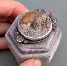 Load image into Gallery viewer, Agate Forest Floor Ring - size 8
