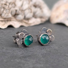 Load image into Gallery viewer, Emerald Forest Floor Earrings
