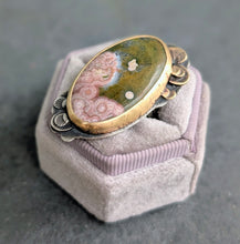 Load image into Gallery viewer, Ocean Jasper Bloom Ring - size 7.25
