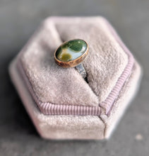 Load image into Gallery viewer, Ocean Jasper Forest Floor Ring  - size 7.5
