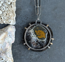 Load image into Gallery viewer, Jasper Slice Cosmos Necklace
