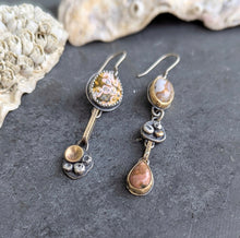 Load image into Gallery viewer, Coastal Dreams Barnacle Earrings
