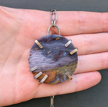 Load image into Gallery viewer, Jasper Slice Necklace

