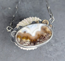 Load image into Gallery viewer, Moss Agate Forest Floor Necklace
