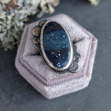 Load image into Gallery viewer, Dark Skies Statement Ring ✨ - size 7
