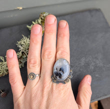 Load image into Gallery viewer, Dendritic Opal Ring - size 10.5
